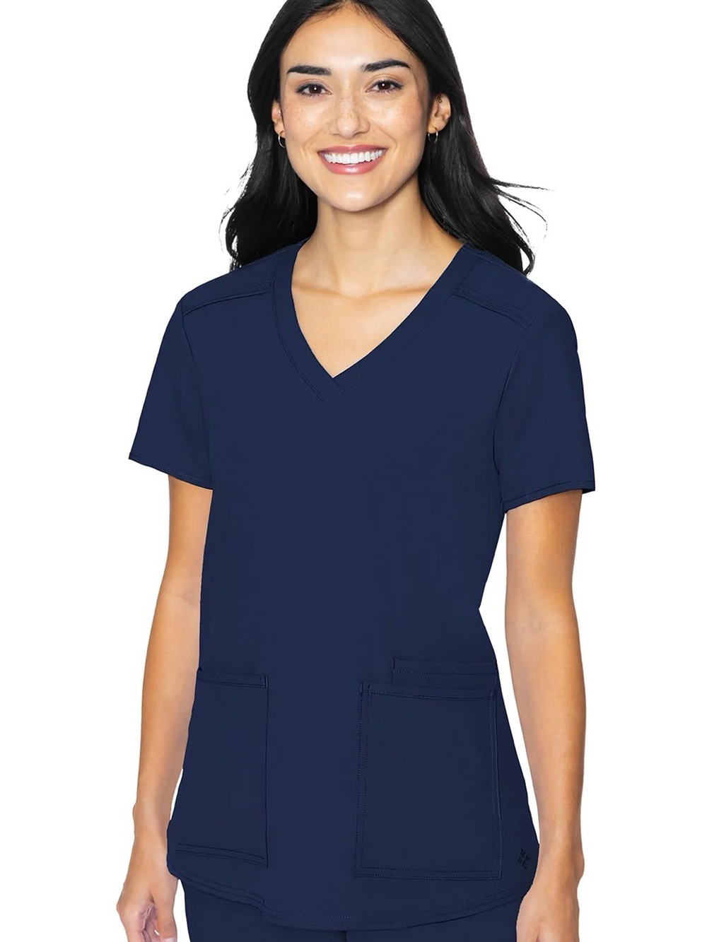 Med Couture Navy Insight Women's 3 Pocket Top
